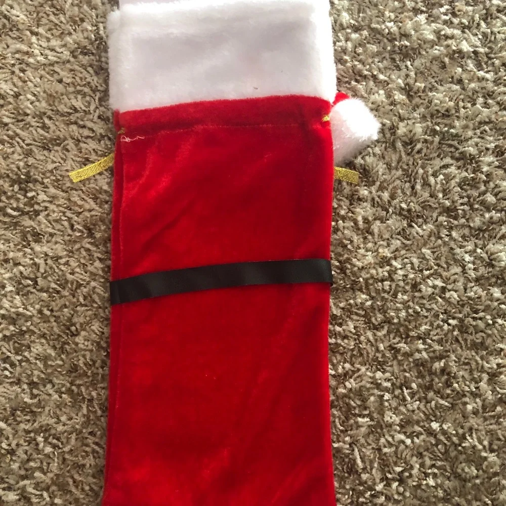 FREE with any wine item from my closet Christmas Santa Wine Bag w/ Santa hat